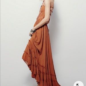 Free People Extratropical Maxi Dress in ginger